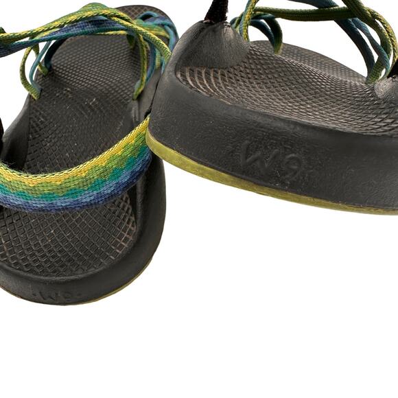 Chaco ZX2 Women's Green & Blue Sports Sandals Size 9 - Picture 4 of 9